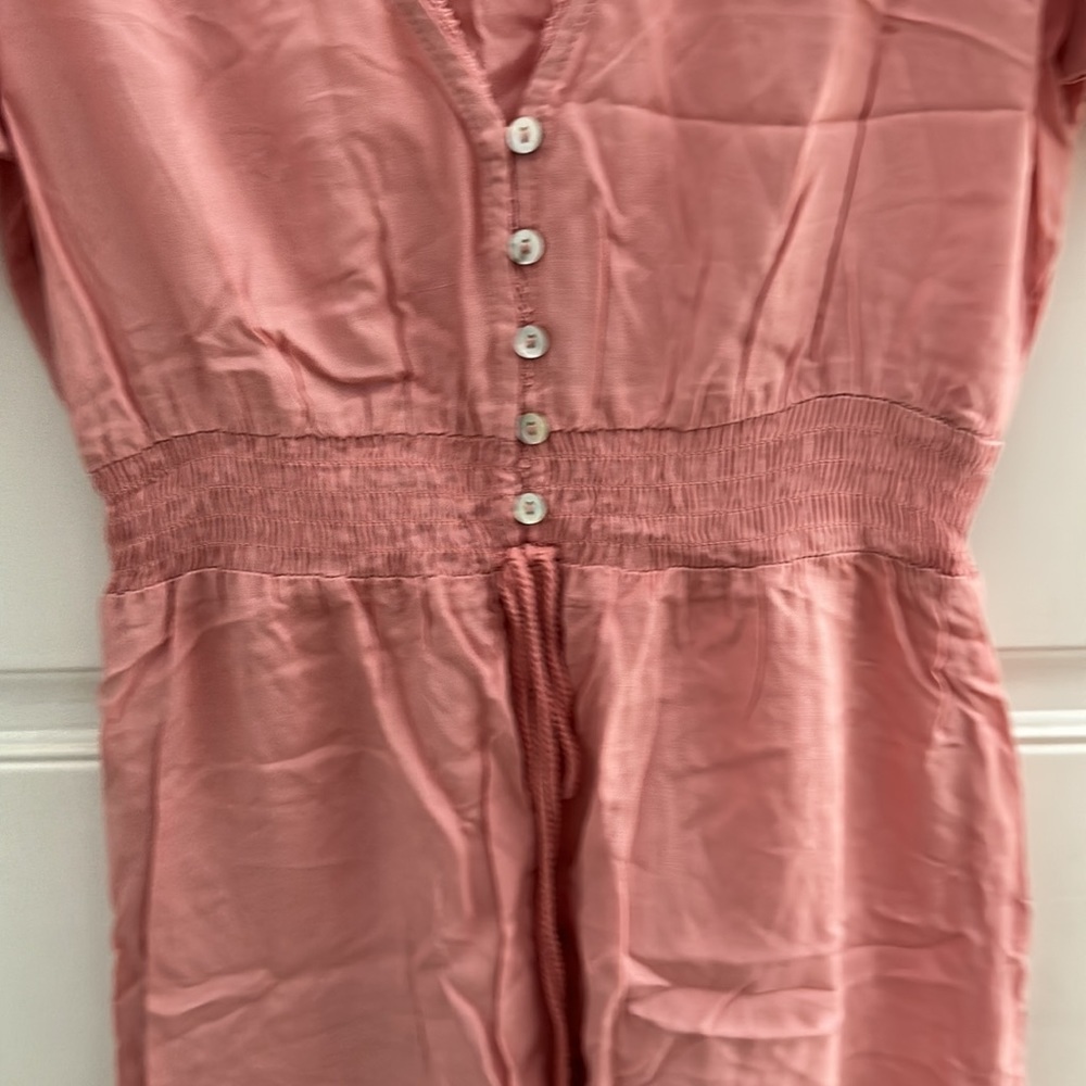 FOREVER 21 | Pink Button Up Dress Size Medium - Picture 3 of 8